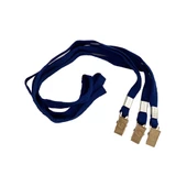 MAPİ METAL KLİPSLİ-POLYESTER DOKUMA KART ASKI İPİ LACİVERT 10 LU BLİSTERLI - 1