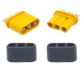 MR30 Dişi Erkek Konnektör Soket Çift 3 Pin LiPo Pil Batarya Bağlantı Konnektörü 30A Yüksek Akım thumbnail 7