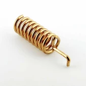 868Mhz Helical Yay Anten 2.15dBi Kazanç Rf Haberleşme Kablosuz İletişim Lehimlenebilir Tip Bakır thumbnail 2