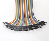 30cm 40 Pin Erkek Erkek Dupont Kablo Ayrılabilir 2.54mm 10Renk Breadboard Atlama Kablosu Jumper Tes thumbnail 2