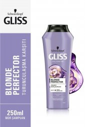 Gliss Schwarzkopf Blonde Perfector Turunculaşma Karşıtı Mor Şampuan 250 ml - 1