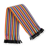 30cm 40 Pin Erkek Erkek Dupont Kablo Ayrılabilir 2.54mm 10Renk Breadboard Atlama Kablosu Jumper Tes thumbnail 6