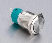 16mm Metal Panel Montaj Düz Kafa Latch Buton NO NC DC 6A 12V AC 3A 250V IP67 Su Geçirmez Düğme Star thumbnail 8