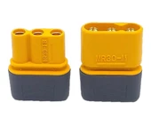 MR30 Dişi Erkek Konnektör Soket Çift 3 Pin LiPo Pil Batarya Bağlantı Konnektörü 30A Yüksek Akım thumbnail 6