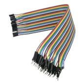 30cm 40 Pin Erkek Dişi Dupont Kablo Ayrılabilir 2.54mm 10 Renk Breadboard Atlama Kablosu Jumper Tes - 3