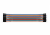 30cm 40 Pin Dişi Dişi Dupont Kablo Ayrılabilir 2.54mm 10 Renk Breadboard Atlama Kablosu Jumper Test thumbnail 8