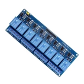 8 Kanal DC 12V Röle Modül AC 250V DC 30V 10A Optokuplör İzolasyonlu Girişler Elektronik Anahtar thumbnail 7