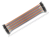 30cm 40 Pin Erkek Erkek Dupont Kablo Ayrılabilir 2.54mm 10Renk Breadboard Atlama Kablosu Jumper Tes thumbnail 3