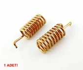 868Mhz Helical Yay Anten 2.15dBi Kazanç Rf Haberleşme Kablosuz İletişim Lehimlenebilir Tip Bakır thumbnail 8