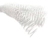 PLASTİK HELEZON SPİRAL 25MM. 4:1 BEYAZ 50 AD. 48 LOP POŞETLİ - 1