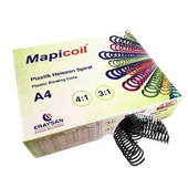 MAPİCOİL 3:1 PLASTİK HELEZON SPİRAL 18MM SİYAH 100 AD. 36 LOP - 1