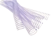 PLASTİK HELEZON SPİRAL 20MM. 4:1 ŞEFFAF 100 AD. 48 LOP POŞETLİ - 1