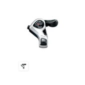 Shimano Vites kolu SL-TX50-7R 7-vites Plus Baş Parmak Vites Kolu Kelepçeli bant - 2