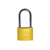 YMK Eko Sarı Boyalı Uzun Kancalı Asma Kilit 32mm - 1