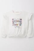 Kız Çocuk Yesterday Baskılı Sweat thumbnail 3