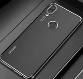 Huawei P20 Lite Kılıf Dört Köşeli Lazer Silikon Kılıf thumbnail 2