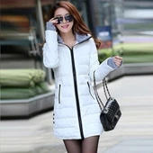 Eldiven Detaylı Kışlık Kadın Şişme Mont thumbnail 2