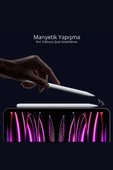 iPad Uyumlu Avuç içi Reddeden Eğim Hassasiyetli Manyetik Yapışan Dokunmatik Yazım ve Çizim Kalem - 4