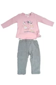 Kız Bebek Ayıcıklı Taytlı Takım - 5