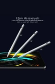 iPad Uyumlu Avuç içi Reddeden Eğim Hassasiyetli Manyetik Yapışan Dokunmatik Yazım ve Çizim Kalem - 3