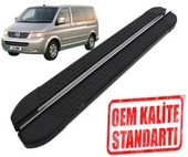 T5 CARAVELLE UZUN ŞASE 2003 2015 YILLARI ARASI ARACA ÖZEL NEVADA SİYAH YAN BASAMAK thumbnail 1