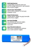 Ecovacs Deebot N8 Robot Vacuum Cleaner Robot Süpürge (Ultra Yüksek Kapasite) 3500mAh Süpürge Pil - 2