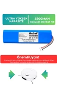 Ecovacs Deebot N8 Robot Vacuum Cleaner Robot Süpürge (Ultra Yüksek Kapasite) 3500mAh Süpürge Pil - 1