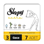 Sleepy Extra Hijyenik Ped Gece 7 Li - 1
