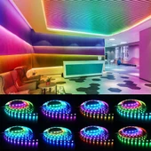 Sprange SP-LD10 Silikonlu Kumandalı 10 Metre Usb RGB Şerit Led - 3