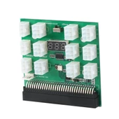 12 Port Güç Kaynağı İçin LED Kesme Panosu 12 V çıkış 6Pin PCI-E Breakout Port - 2