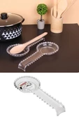 2 Adet Kristal Boncuklu Plastik Kirli Kaşıklık Altlığı Kepçe Ve Kaşık Altı Kaşık Nihalesi 28CM - 1
