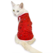 Red World Atlet by Kemique Kedi Kıyafeti Kedi Elbise - 5