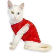 Red World Atlet by Kemique Kedi Kıyafeti Kedi Elbise - 1