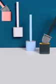 Silikon Banyo Tuvalet Klozet Fırçası Ve Tutucu Set - 1