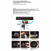 Fiat Uno Uyumlu Brembo Beyaz Kaliper Kapağı 4 Parça Ön Arka Set - 3
