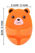8 Adet Yapışkanlı Ayı Model Emoji Şekilli Kablo Fiş Tutucu Askısı Kablo Düzenleyici Sabitleyici thumbnail 4