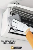 5 Adet Çizmez Çift Taraflı Inox Tel Bez Çok Amaçlı Çizmez Tel Bulaşık Bezi Islak-Kuru Kullanım - 3