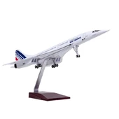 HEDİYELİK-MAKET UÇAKLAR-FRANCE CONCORDE-ÖLÇEK : 1:125 50 CM-JF.CONCORDE - 1