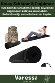 Premium Su Geçirmez 182x60cm Hafif Pratik Dayanıklı Isı Yalıtım 12mm Kalınlık Köpük Askeri Haki Mat - 4