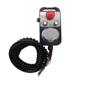 AT0821 CNC Mpg 6 Eksen Pulse Jeneratör Manuel Darbe Üreteci El Çarkı Acil Durdurma Anahtarlı - 1