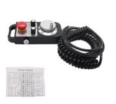 AT0821 CNC Mpg 6 Eksen Pulse Jeneratör Manuel Darbe Üreteci El Çarkı Acil Durdurma Anahtarlı - 3