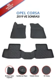 Havuzlu 3d Siyah Paspas Takımı, OPEL-CORSA 2019 Ve Sonrası 3d Havuzlu Paspas+Araç Kokusu - 2