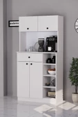 Evdemo Pera Kahve Köşesi Çok Amaçlı Dolap Beyaz - 1