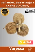 Premium Özel Dikime Hazır Yerli Üretim Safranbolu Safran Bitkisi Soğanı Büyük Boy 1. Kalite - 5 Adet - 1