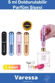 Deluxe Seri Doldurulabilir Parfüm Şişesi Cep Boy Kolay Taşınabilir Çanta İçi Mini 5 Ml 1 Adet - 1