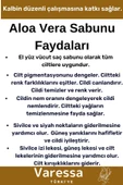 Premium Seri %100 Organik Bitkisel Cilt Orijinal Nemlendirici Kabak Lifi Vegan 3'lü Aloe Vera Sabunu - 3
