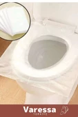 Seyahat Restaurant Avm Halka Açık Tuvalet Wc Tek Kullanımlık Klozet Kapağı Poşeti 50 Adet - 3