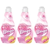 Bingo Soft Çamaşır Yumuşatıcı Konsantre 1440ML Manolya Bahçesi (3 Lü Set) - 1