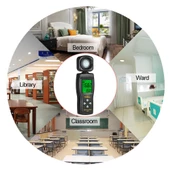 AS803 LCD Lüksmetre Dijital Işık Ölçer Lux Metre Uv Metre Radiometer Photometre - 2