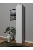 Dian Mobilya Çok amaçlı dolap çok raflı, İnce ayakkabılık beyaz, Banyo dolabı, Çok raflı kiler dolabı - 2